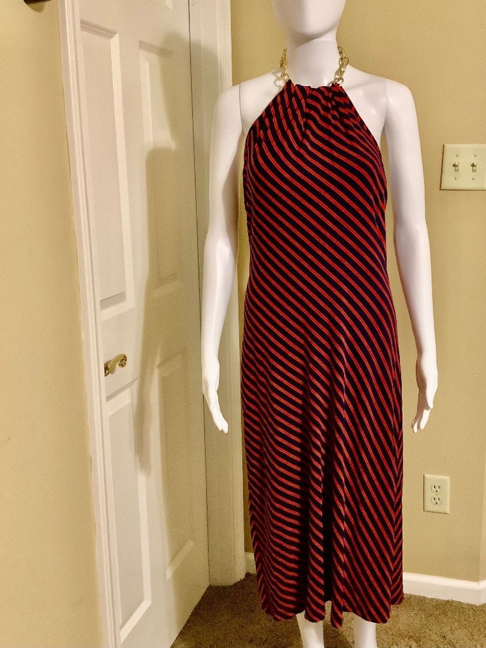 Lauren Ralph Lauren fitted Maxi Dress Size 12